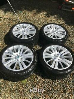 4 x GENUINE 20 INCH RANGE ROVER SPORT L320 ALLOYS AND TYRES (DISCOVERY 3/4)