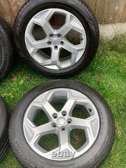 4 x GENUINE 20 RANGE ROVER SPORT VOGUE DISCOVERY ALLOY WHEELS EXCELLENT TYRES