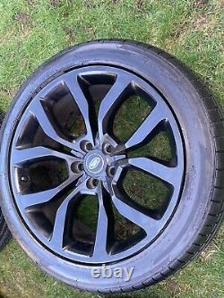 4 x GENUINE LAND ROVER SPORT VOGUE DISCOVERY DEFENDER ALLOY WHEELS EX TYRES SVR