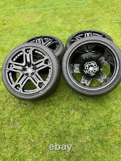 4 x Genuine 22 KAHN Range Rover Sport Vogue Discovery Alloy Wheels Tyres