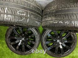 4 x Land Rover Range Rover Sport 20 inch Alloy Wheels and Tyres, L320 powdercoat