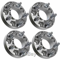 4x Landrover 50mm Aluminium Wheel Spacers Discovery 3 & 4 Range Rover L322 Sport