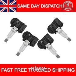 4x New Tyre Pressure Sensor Tpms 433mhz Fits Land Rover Discovery V L462 2017-on