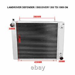 ALUMINIUM ALLOY RADIATOR FOR Land Rover DISCOVERY / DEFENDER RANGE ROVEII 200TDI