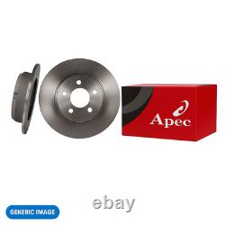 APEC Front Brake Discs Pair Fits Land Rover Defender Discovery Range Rover