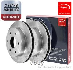 APEC Front Brake Discs Pair Fits Land Rover Defender Discovery Range Rover