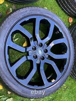 AUTOBIOGRAPHY 4 x GENUINE 22 RANGE ROVER SPORT VOGUE ALLOY WHEELS TYRES