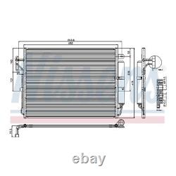 Air Conditioning Condenser NISSENS for Discovery Range Rover Sport 94962 Top Qua