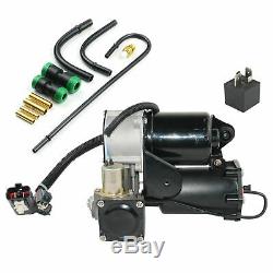 Air Suspension Pump With Compressor Pipe Kit & Relay For Range Rover Sport
