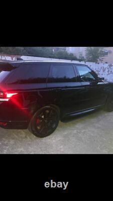 All Black Side Steps Running Boards For Range Rover Sport Vogue 2014 Up 8016