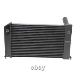 Aluminum 65mm Core Front Mount Intercooler For Land Rover Discovery 300 Tdi BLK