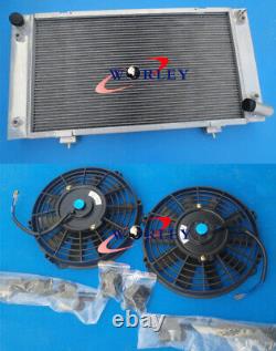Aluminum radiator & fans for Land Rover Discovery & Range Rover 3.9L V8 Series 1