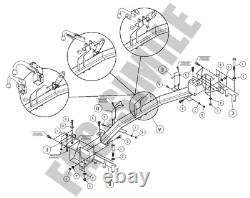 Automatic Vertical Swan Towbar + 13 pin 12N Wiring For LAND ROVER DISCOVERY SPOR