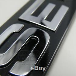 BLACK CHROME HSE LUXURY REAR BACK TAILGATE BADGE fits LAND ROVER DISCOVERY 3 4