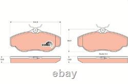 BRAKE PAD SET DISC BRAKE GDB1156 FOR LAND ROVER DISCOVERY/II/Mk RANGE/SUV 2.5L