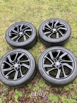 Black Genuine 21 Range Rover Sport Vogue Discovery Alloy Wheels Pirelli Tyres