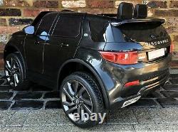 Black Licensed Kids Land Rover Discovery HSE Sport 12v Electric Ride on Car
