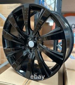 Black x4 22 Turbine 844 Alloys To Fit Range Rover Vogue Sport Discovery L008