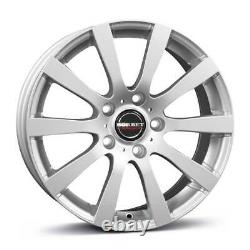 Borbet Wheels C2C 8.0x18 ET45 5x108 SIL for Land Rover Discovery Freelander Evoq