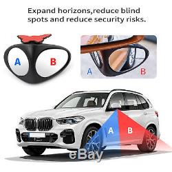 Car Right Side Rear View Double Blind Replenish Wheel Sight Mirror Accessories