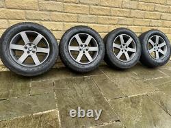 Defender L663 Range Rover Discovery Gloss Grey 19 Alloy Wheels & Goodyear AT's