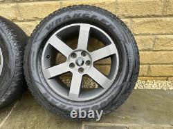 Defender L663 Range Rover Discovery Gloss Grey 19 Alloy Wheels & Goodyear AT's