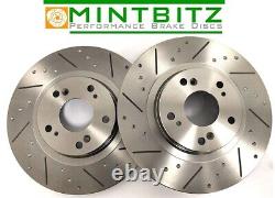 Discovery 4.4 V8 Range Rover Sport 4.4 V8 04-08 DimpledGrooved Front Brake Discs