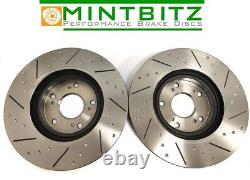 Discovery 4.4 V8 Range Rover Sport 4.4 V8 04-08 DimpledGrooved Front Brake Discs