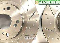 Discovery 4.4 V8 Range Rover Sport 4.4 V8 04-08 DimpledGrooved Front Brake Discs