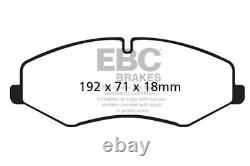 EBC YellowStuff Front Pads for Range Rover Sport L320 3.0 TD 2009-2010