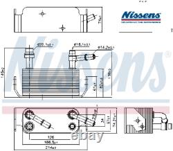 Engine Oil Cooler Nis91280 Nissens I