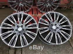 FITS Range Rover Sport Vogue Discovery 4 22 inch Alloy Wheels TYRES GUNMETAL POL