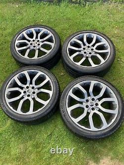 Factory 22 Range Rover Sport Vogue Discovery Svr Alloy Wheels Continental Tyres
