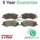 Fits Land Rover Discovery Range Sport Defender TRW Front Brake Pads Set