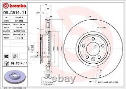 Fits Land Rover Range Sport Discovery Brake Disc Front Brembo LR161889 LR081594