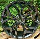 Fits Range Rover 22 Livorno Style Alloy Wheels Vogue Sport Discovery Black