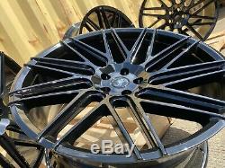 Fits Range Rover Sport 22'' El33 Alloy Wheels Land Rover & New Tyres Black