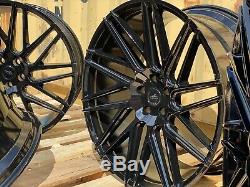 Fits Range Rover Sport 22'' El33 Alloy Wheels Land Rover & New Tyres Black