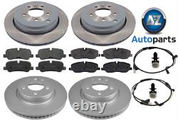 For Land Rover Discovery Front & Rear Break Discs & Pads with Sensors