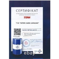 Fuchs Oil Titan Atf 6008 20l Automatic Transmission Oil New Oe Replacement