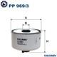 Fuel Filter Pp 969/3 For Land Rover Lr3/iii/suv Discovery/iv/van Range/sport