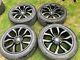 GENUINE 4 x 21 RANGE ROVER SPORT VOGUE DISCOVERY ALLOY WHEELS EXCELLENT TYRES