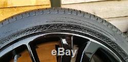 GENUINE RANGE ROVER SPORT HST 20INCH BLACK ALLOY WHEELS+TYRES5mm, DISCOVERY 3/4