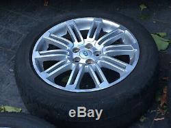 Genuine 20 Land Rover Discovery 4 Alloy Wheels Landmark Hse With Tyres