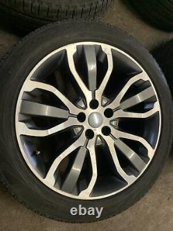 Genuine 21 Land Range Rover Vogue Sport Discovery Alloy Wheels Pirelli Tyres