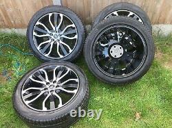 Genuine 21 Range Rover Sport Vogue Discovery Alloy Wheels Pirelli Tyres