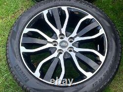 Genuine 21 Range Rover Sport Vogue Discovery Alloy Wheels Pirelli Tyres