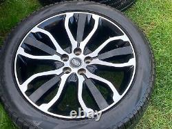 Genuine 21 Range Rover Sport Vogue Discovery Alloy Wheels Pirelli Tyres