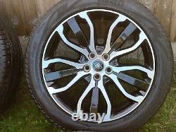 Genuine 21 Range Rover Sport Vogue Discovery Alloy Wheels Pirelli Tyres