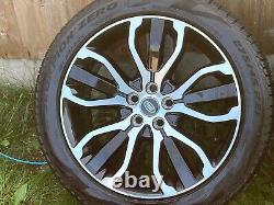 Genuine 21 Range Rover Sport Vogue Discovery Alloy Wheels Pirelli Tyres